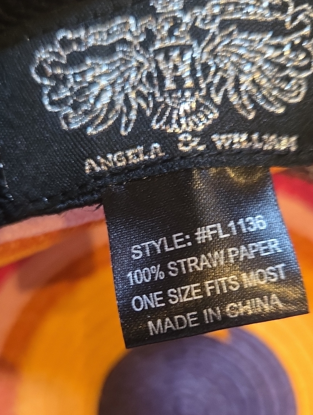 Angela & William Multi-Color Sun Hat - Picture 6 of 7